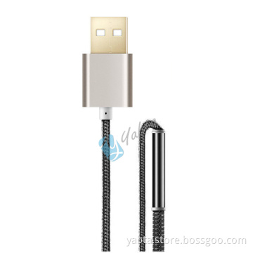 Yabta 8 Pin & Micro 2 In 1 Zipper USB Cable, IOS 8 Compatible Zipper USB Cable